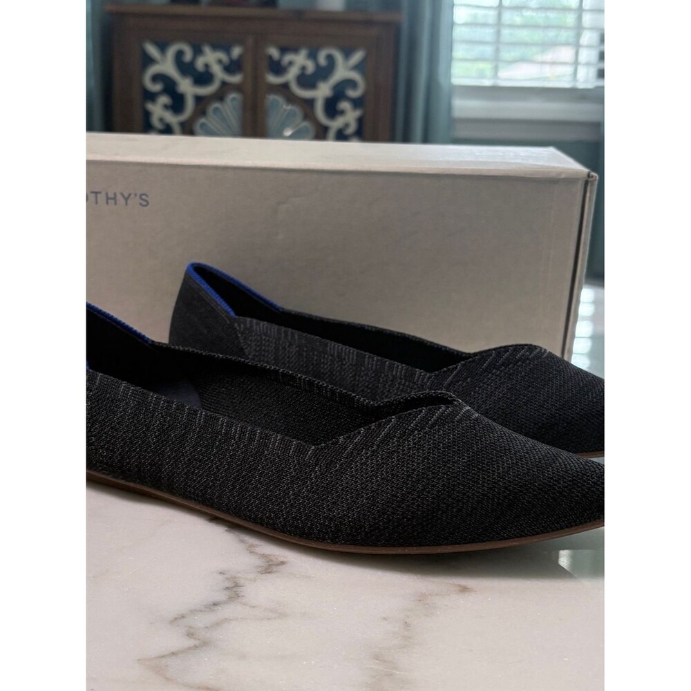 Rothy’s The Point Heather Black Size US W10.5 - Picture 5 of 8